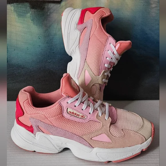 Adidas Pink and Cream Sneakers - Picture 11 of 13